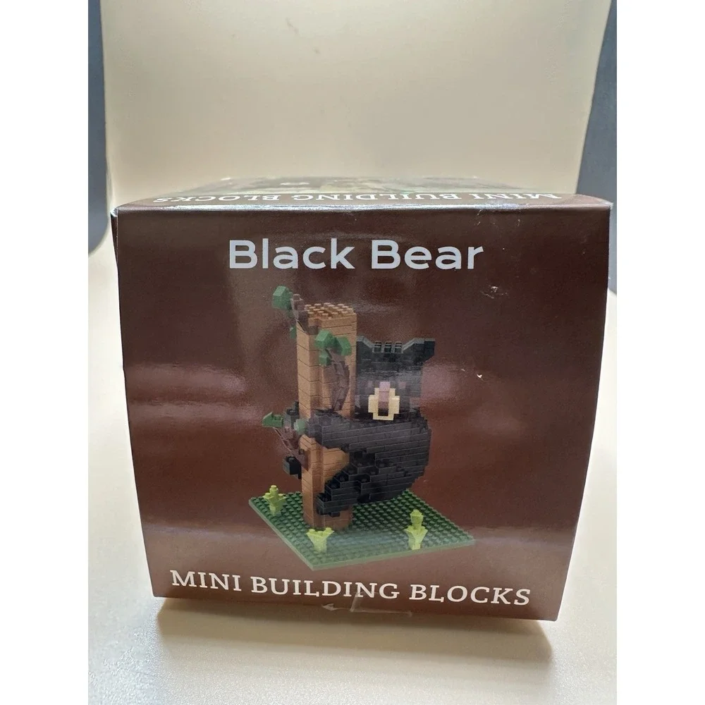 Impact‎ New Opened Black Bear Climbing Tree Mini Building Blocks 358+ Mini Piece